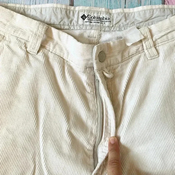 White corduroy Columbia pants - Picture 6 of 10